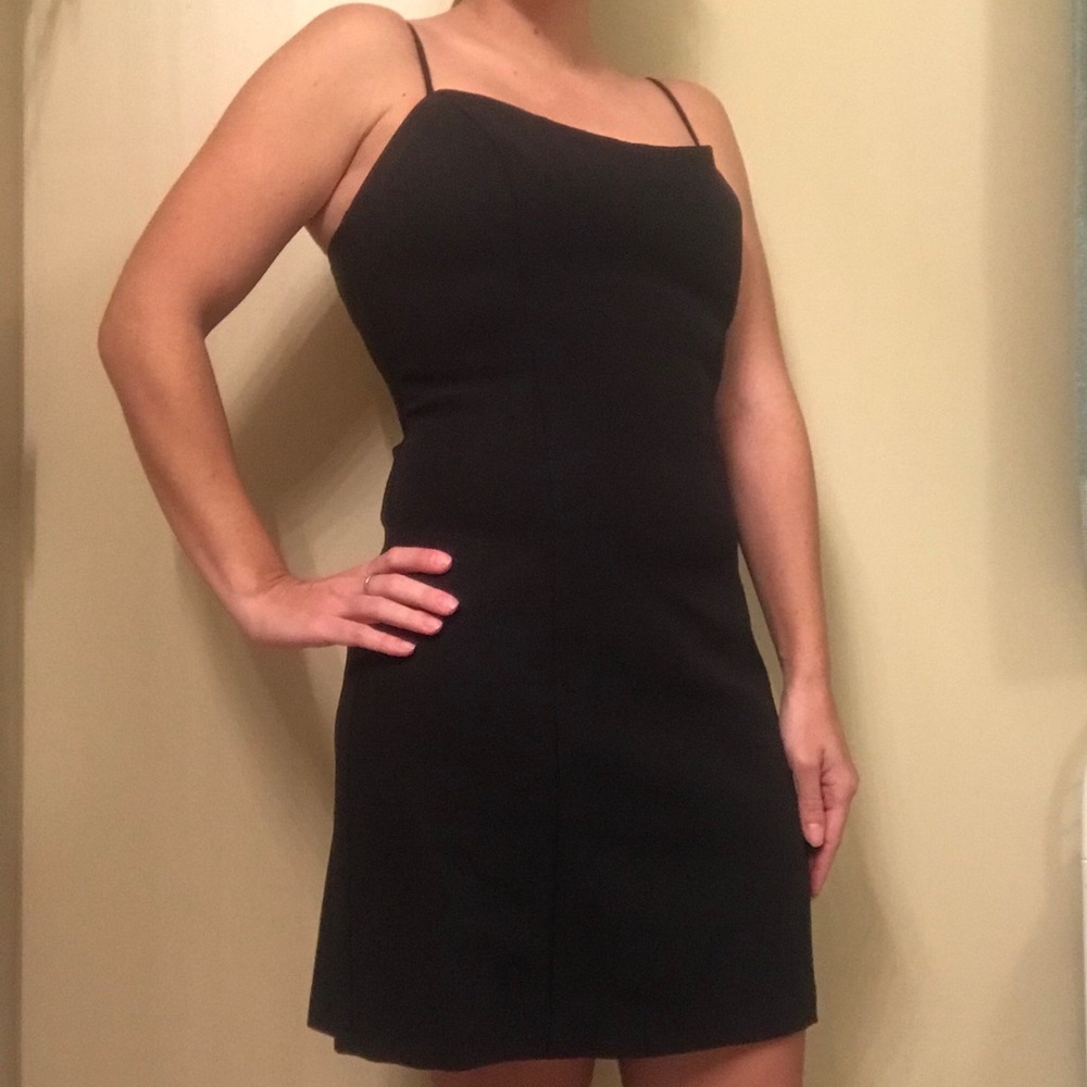 Cache Little Black Dress with Laced Back